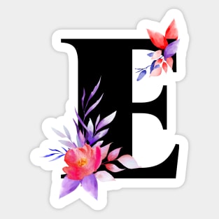 Capital letter E Sticker